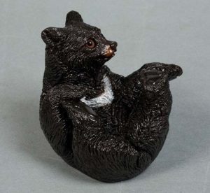 Black Bear Cub, Lying by Windstone Editions