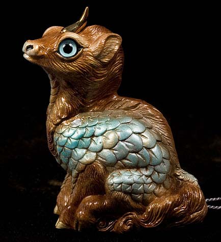 Blue Fawn Baby Kirin by Windstone Editions