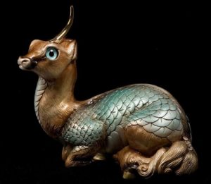 Blue Fawn Mother Ki-Rin by Windstone Editions