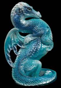 Blue Ice Emperor Dragon by Windstone Editions