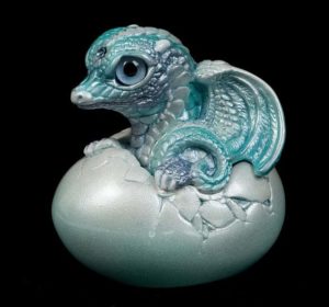 Blue Ice Hatching Dragon #1 by Windstone Editions