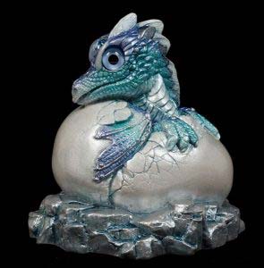 Blue Ice Hatching Dragon #2 by Windstone Editions