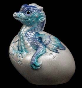 Blue Ice Hatching Empress Dragon #1 by Windstone Editions