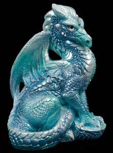 Blue Ice Male Dragon by Windstone Editions