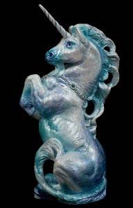 Blue Ice Male Unicorn by Windstone Editions