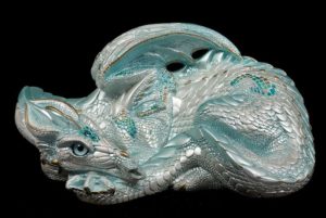 Blue Ice Mother Dragon by Windstone Editions
