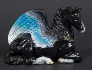 Blue Ice Shadow Mother Pegasus by Windstone Editions