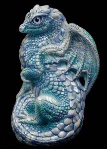 Blue Ice Tiger Young Dragon by Windstone Editions