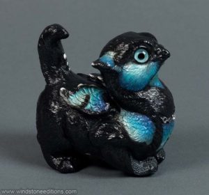 Blue Morpho Crouching Griffin Chick by Windstone Editions