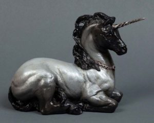 Blue Roan Mother Unicorn by Windstone Editions