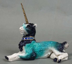 Blueberry Ice Gothic Unicorn by Windstone Editions