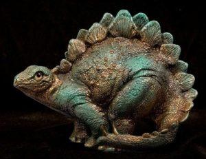 Bronze Patina Baby Stegosaurus by Windstone Editions