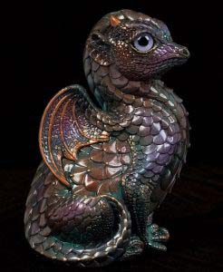 Bronze Patina Fledgling Dragon by Windstone Editions