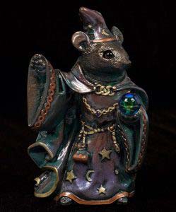Bronze Patina Mouse Wizard by Windstone Editions
