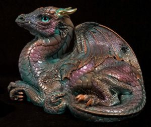 Bronze Patina Old Warrior Dragon by Windstone Editions