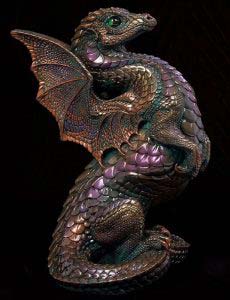Bronze Patina Rising Spectral Dragon by Windstone Editions