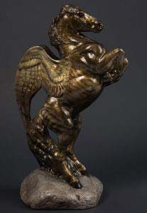 Bronze Tiger Male Pegasus by Windstone Editions