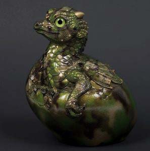 Camouflage Hatching Empress Dragon by Windstone Editions