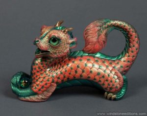 Chili Pepper Young Oriental Dragon by Windstone Editions