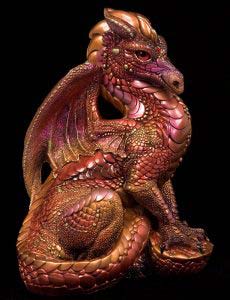 Copper Flame Male Dragon by Windstone Editions