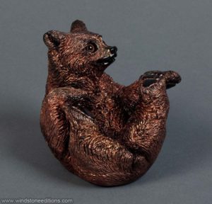 Copper Lying Bear by Windstone Editions