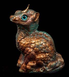Copper Patina Baby Ki-Rin #1 by Windstone Editions