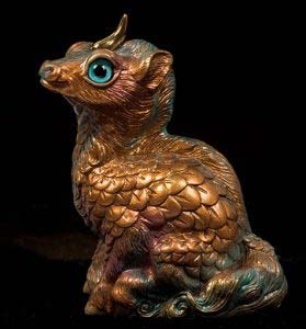 Copper Patina Baby Ki-Rin #2 by Windstone Editions