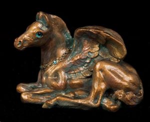 Copper Patina Baby Pegasus by Windstone Editions