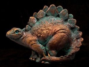 Copper Patina Baby Stegosaurus by Windstone Editions