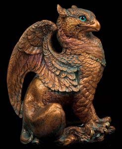 Copper Patina Male Griffin by Windstone Editions