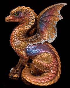Copper Sunset Spectral Dragon #2 by Windstone Editions