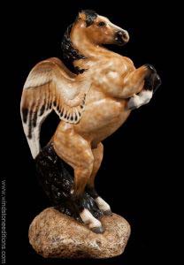 Dapple Buckskin Male Pegasus by Windstone Editions