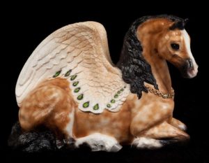 Dapple Buckskin Mother Pegasus #1 by Windstone Editions