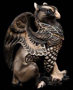 Dark Gray Hawk Male Griffin #2 by Windstone Editions