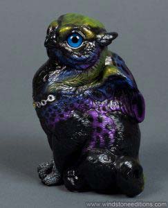 Dart Frog Sitting Griffin Chick by Windstone Editions