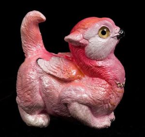 Flamingo Crouching Griffin Chick by Windstone Editions