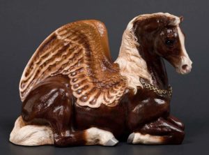 Flaxen Liver Chestnut Mother Pegasus by Windstone Editions