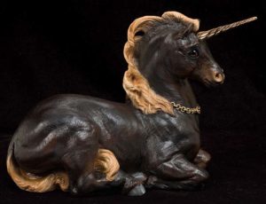 Flaxen Liver Chestnut Mother Unicorn #1 by Windstone Editions