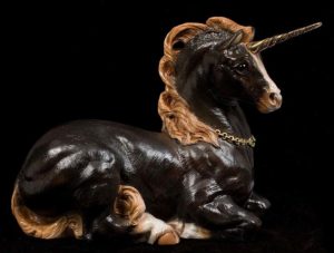 Flaxen Liver Chestnut Mother Unicorn #2 by Windstone Editions