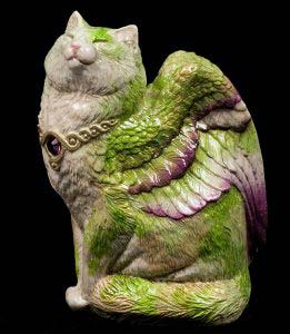 Forest Calico Small Bird-Winged Flap Cat by Windstone Editions