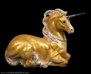 Gold Mother Unicorn by Windstone Editions