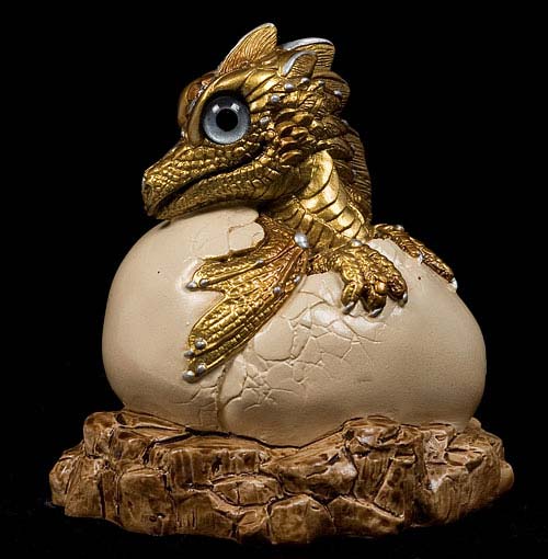 Gold-Silver Hatching Dragon by Windstone Editions