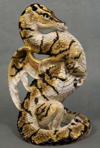 Golden Ball Python Emperor Dragon by Windstone Editions