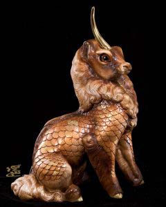 Golden Fawn Male Kirin by Windstone Editions