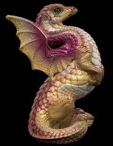 Golden Orchid Rising Spectral Dragon by Windstone Editions