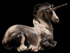 Grulla Pinto Mother Unicorn by Windstone Editions