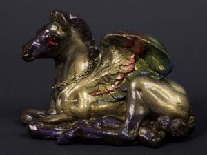 Holiday Gold Baby Pegasus by Windstone Editions