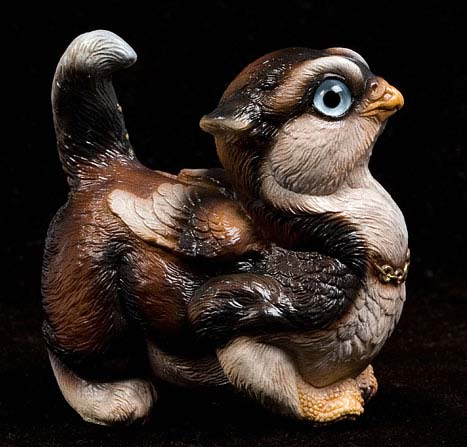 Husky Crouching Griffin Chick by Windstone Editions