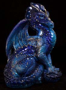 Indigo Male Dragon by Windstone Editions