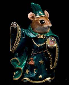 Jade Harvest Mouse Wizard by Windstone Editions